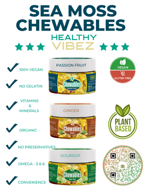 Healthy Vibez Sea Moss Chewables (Gummies)