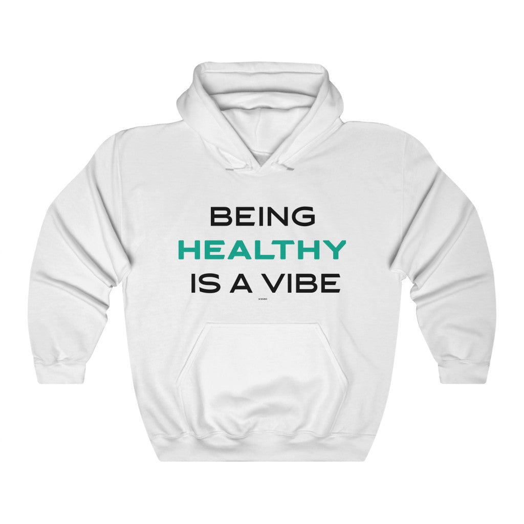 BEING HEALTHY IS A VIBE Unisex Heavy Blend™ Hooded Sweatshirt - healthyvibezshop